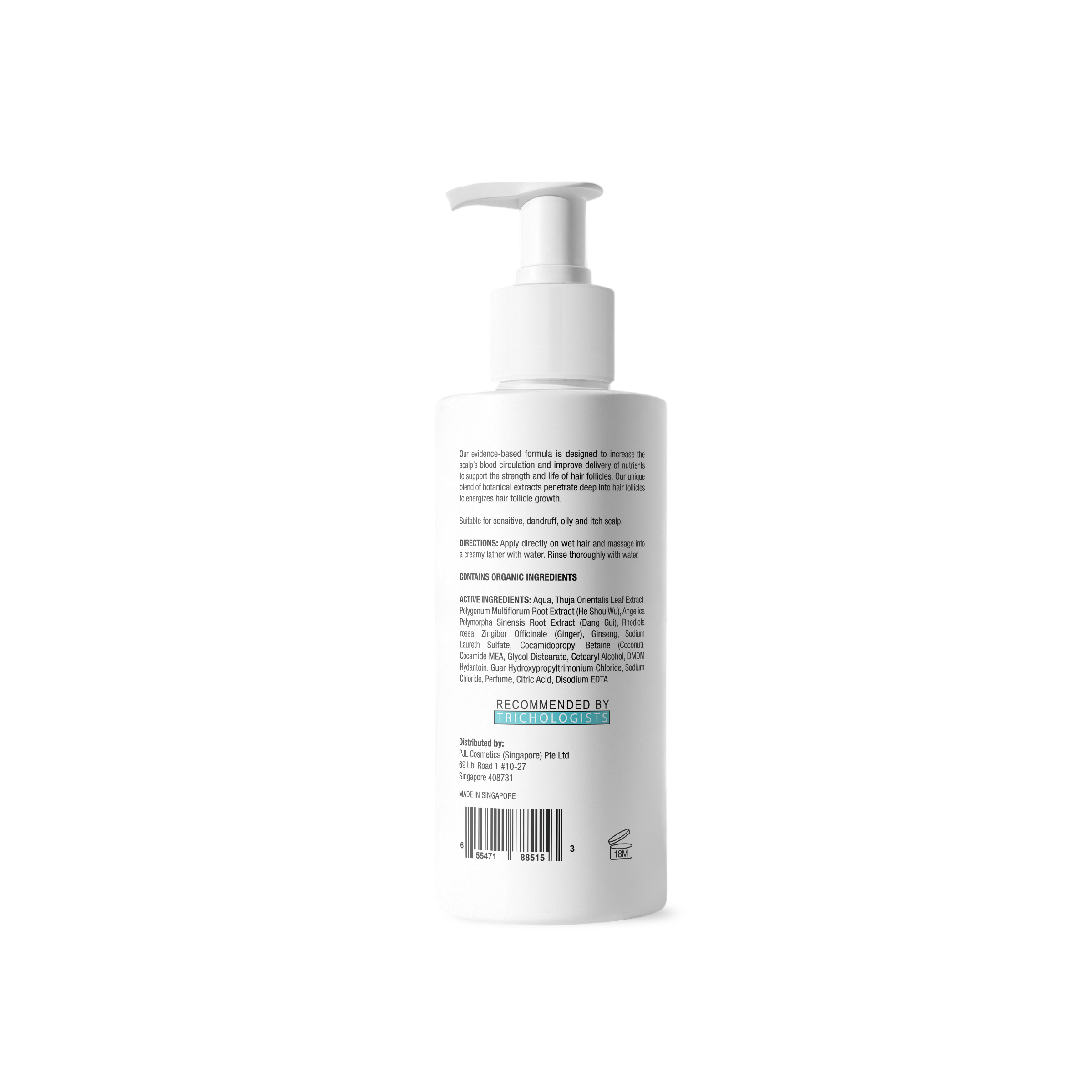 Anti Hair Loss Shampoo Back